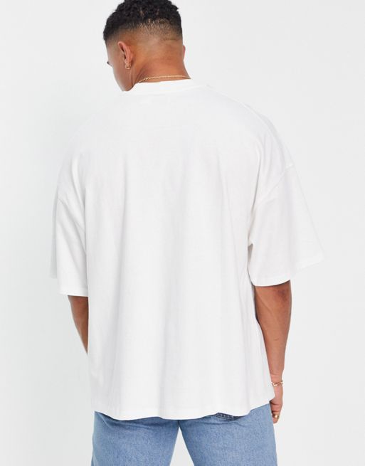 Topman extreme oversized T-shirt in white