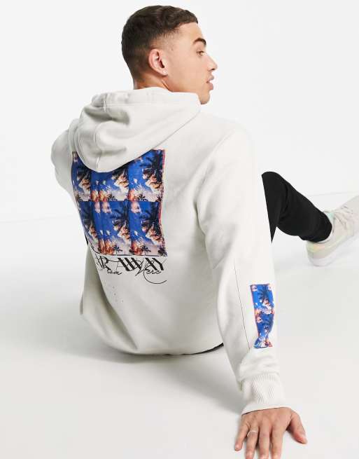 MORDECAI HOODED SWEATSHIRT モルデカイ フーデッド FIRST ROW Defense Dept. Heavy Washed Graphic Hoodie – K MOMO