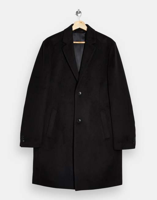 Topman sales black coat