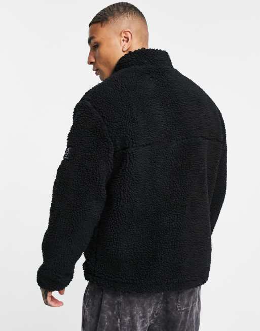 Topman fleece outlet jacket