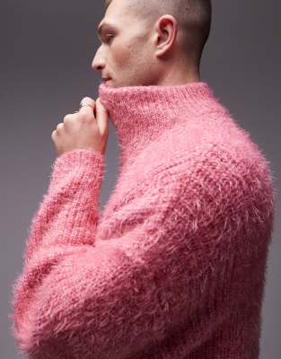 トップス Fluffy loose knit AM1433 Women O-Neck Long Sleeve Soft Loose Knit Pullover Sweater