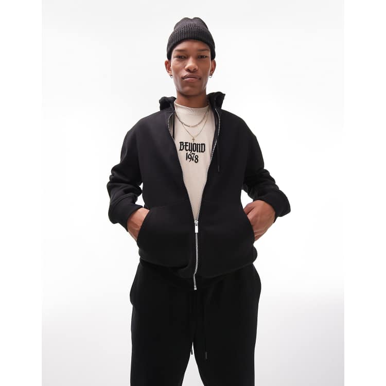 Topman zip up outlet hoodie