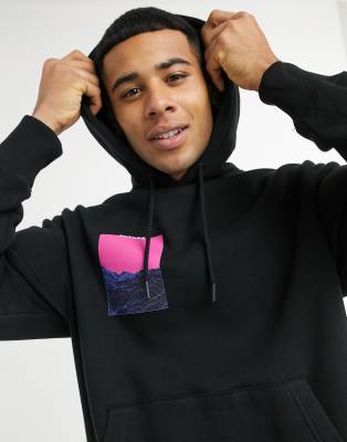 topman black hoodie