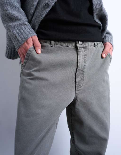Topman – Gerade geschnittene Hose in Khaki, 4 von 5