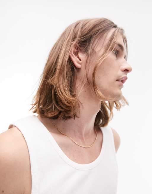 Topman – Geripptes Trägertop in Weiß, 4 von 4