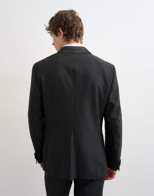 Topman - Giacca da smoking nera, 4 di 5