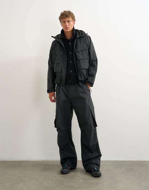Topman - Giacca e pantaloni impermeabili multitasche - view 1