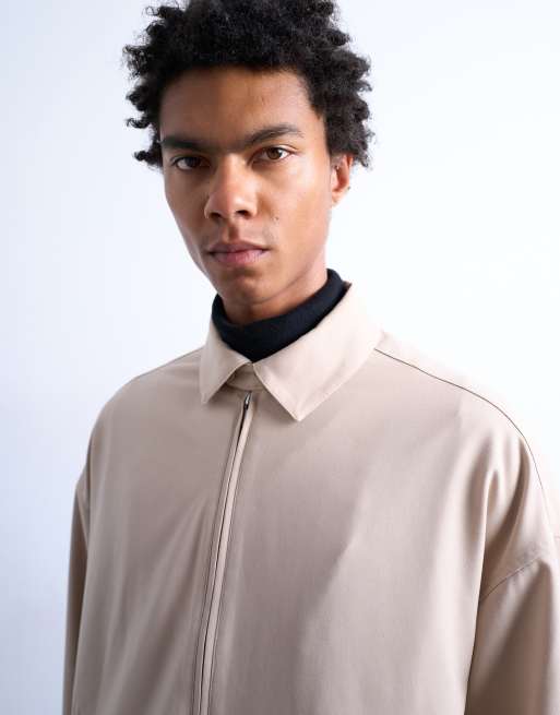 Topman - Giacca Harrington grigio pietra, 3 di 5