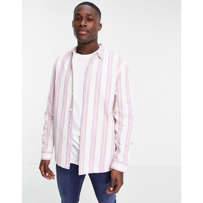 D904W Uomo Topman - Giacca rosa a righe