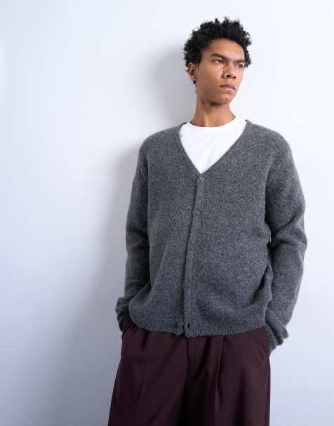 Topman - Gilet classique en maille - Anthracite - view 1