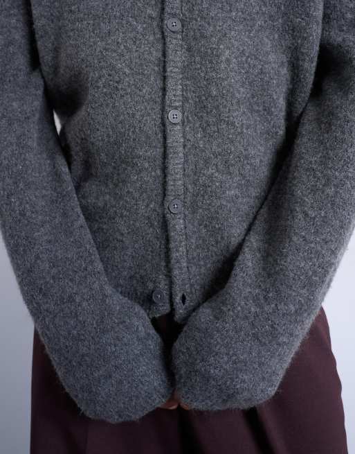 Topman - Gilet classique en maille - Anthracite, 4 de 5
