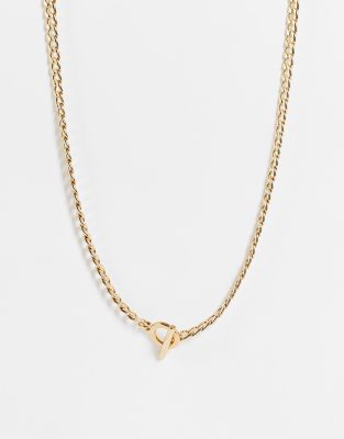 Topman Gold Chunky Chain Necklace ModeSens