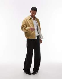 Topman – Strukturierte Baggy-Jogginghose in Anthrazit