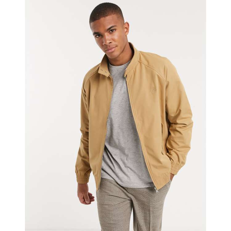 Chaqueta Harrington de vestir gris de Topman