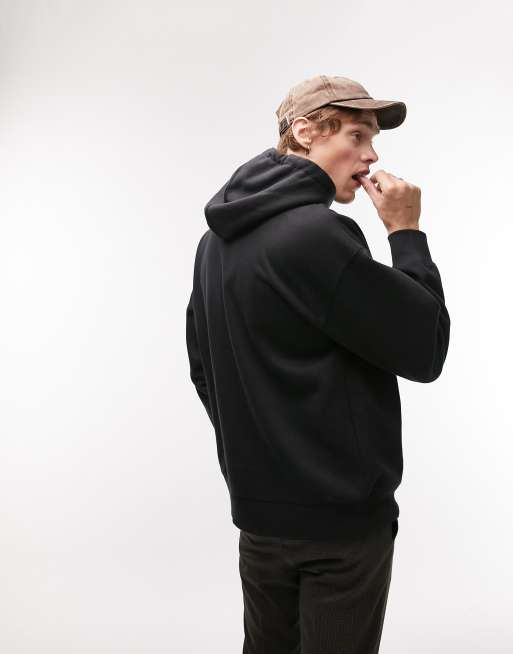 Weekday oversized hoodie in black, ASOS