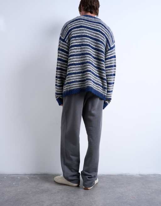 Topman Asos Mens Grey Joggers Topman Elasticated Waist Trackie