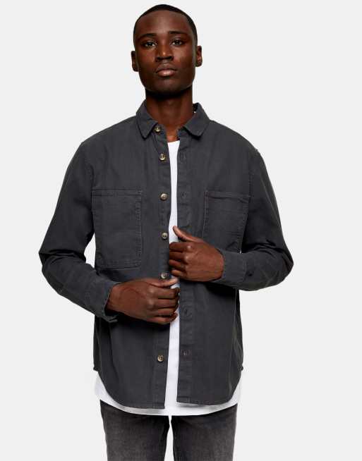 textured overshirt