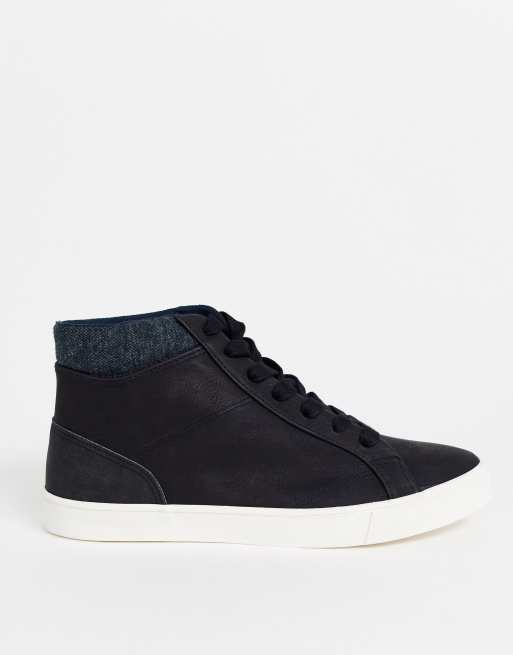 tan high top sneakers