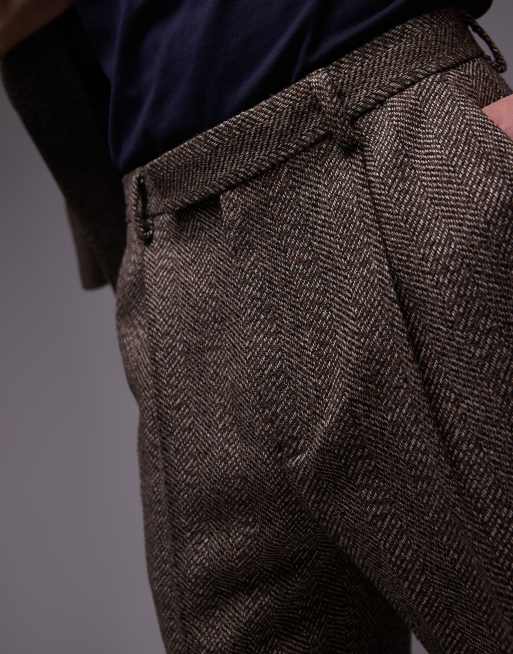 rose gold holiday dress High Waisted Dress Pants with Pleats Sewing Pattern PDF for men – mascultory