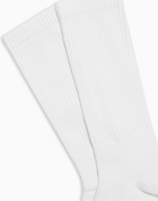 Topman – Hohe Socken in Weiß