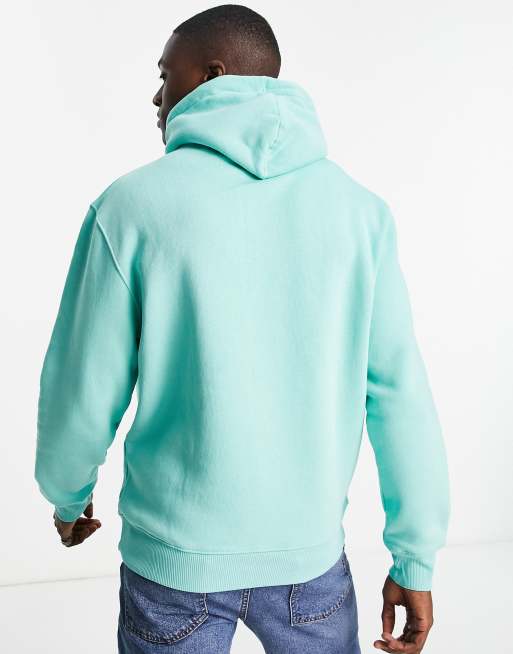 Teal Topman Hoody Hooded Sweatshirt Nicce Hoodie Topman Nicce