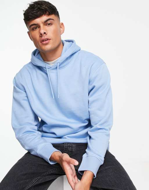 Topman hoodie in blue ASOS