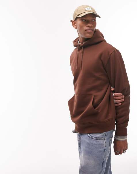 Men's Brown Hoodies | Brown Sweatshirts u0026 Zip-Up Hoodies | ASOS