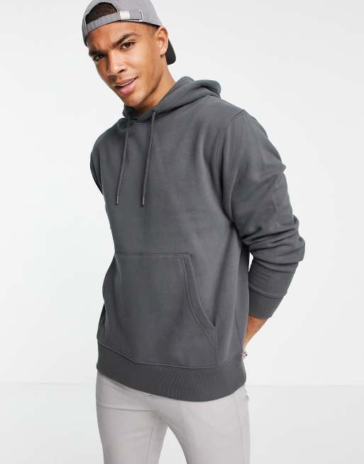 Topman hoodie in charcoal | ASOS