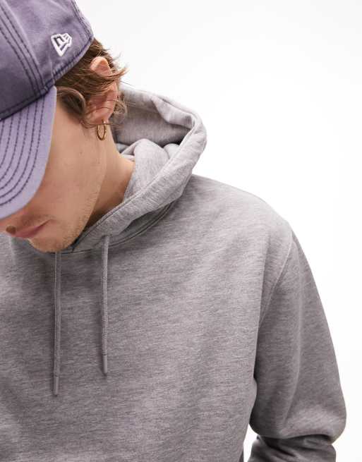 Topman hoodie in grey marl ASOS