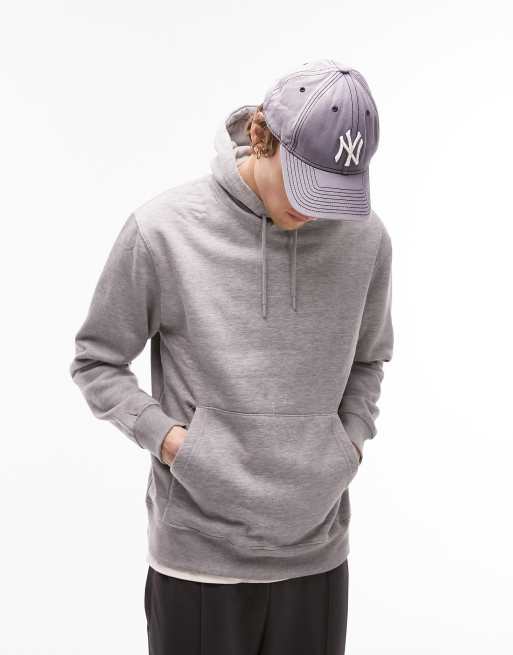 Topman hoodie in grey marle