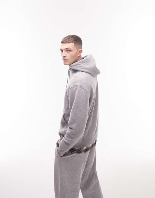 Topman hoodie in grey ASOS