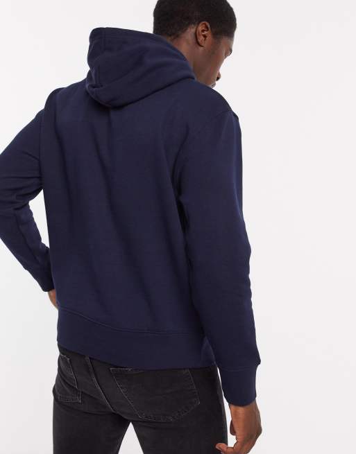 Topman hoodie in navy