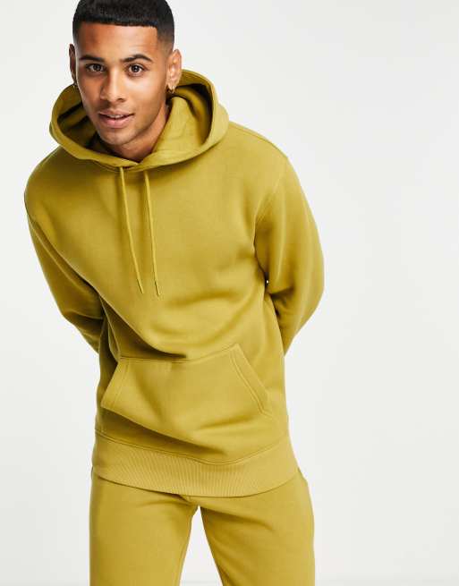 Mens Purple Velour Tracksuit with Yellow Piping