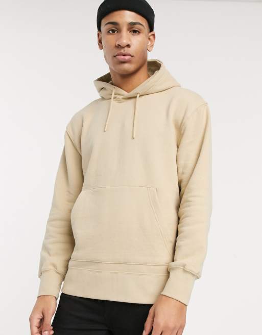 Topman beige shop hoodie