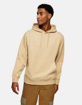 Topman hoodie in stone | ASOS