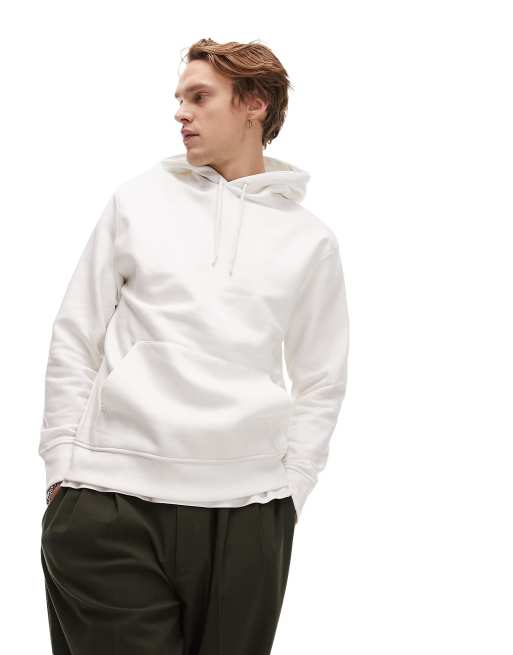 Topman white online hoodie