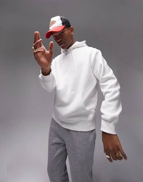Topman hoodie in white - view 1