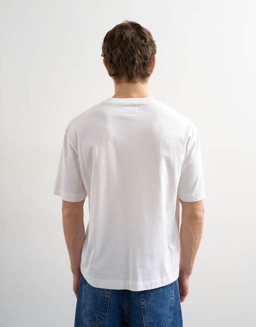 Topman - Hvid cropped T-shirt med afslappet pasform, 3 af 5