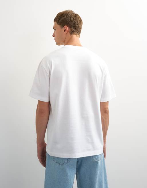 Topman - Hvid T-shirt i afslappet pasform, 4 af 7