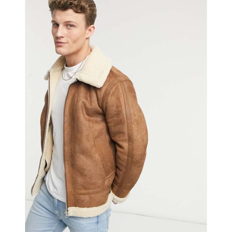 Mode Jassen Duffeljassen Asos Duffeljas bruin casual uitstraling 