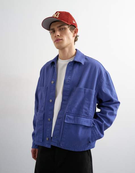 Topman – Jacke in Französischblau mit zwei Brusttaschen - view 1
