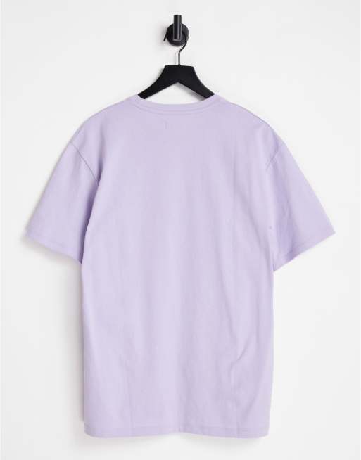 Topman – Jasnofioletowy T-shirt oversize, 3 z 4