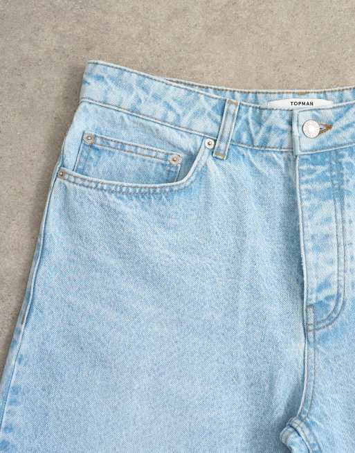 Topman - Jean baggy rigide - Bleu clair délavé, 5 de 7