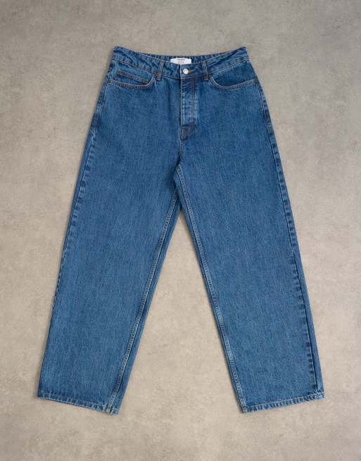 Topman - Jean baggy rigide - Délavage moyen, 6 de 7