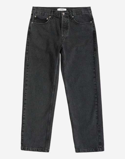 Topman jean droit rigide en noir délavé, 6 de 7