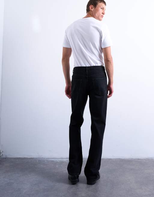 Topman - Jean évasé rigide - Noir délavé, 5 de 5