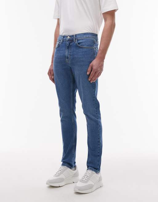 Topman - Jean skinny stretch - Bleu moyen délavé, 3 de 5
