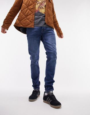 Jeans skinny Topman - Jean skinny stretch - Délavage moyen