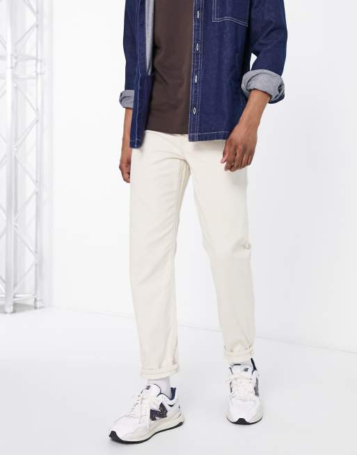 Topman - Jeans comodi color pietra
