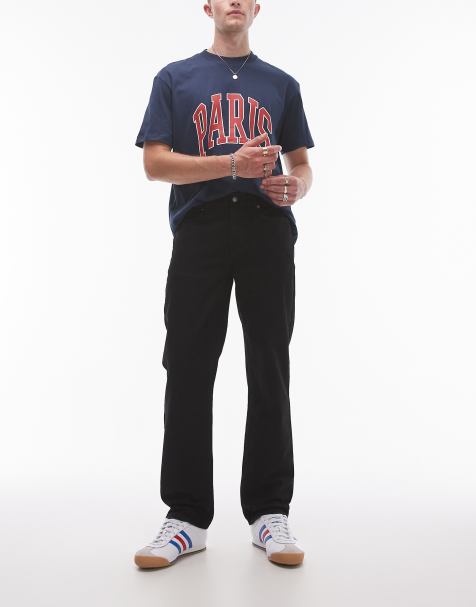 Topman - Jeans dritti neri - view 1